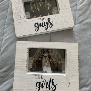 Wedding party frames